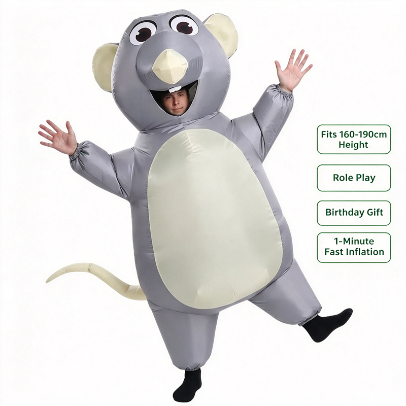 Adult Kids Inflatable Gray Mou - Party Games For Adults And Kids 评论和价格