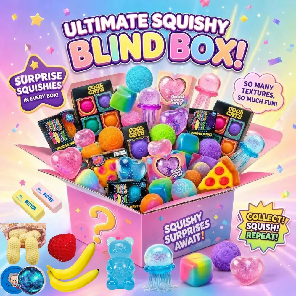 Squishy Mystery Box , Slow Ris - Party Games For Adults And Kids 评论和价格