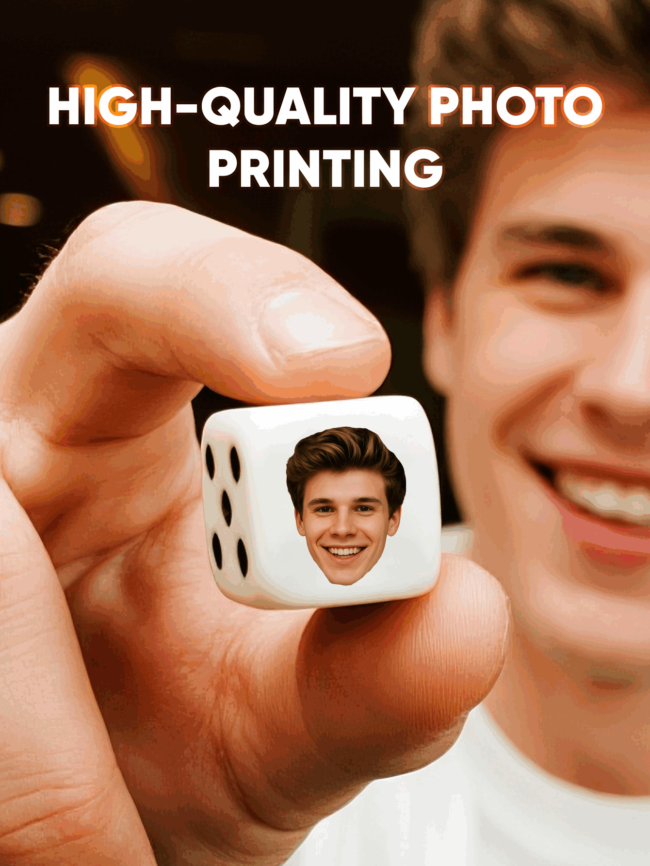 Custom Face Dice Personalized  - Party Games For Christmas 评论和价格