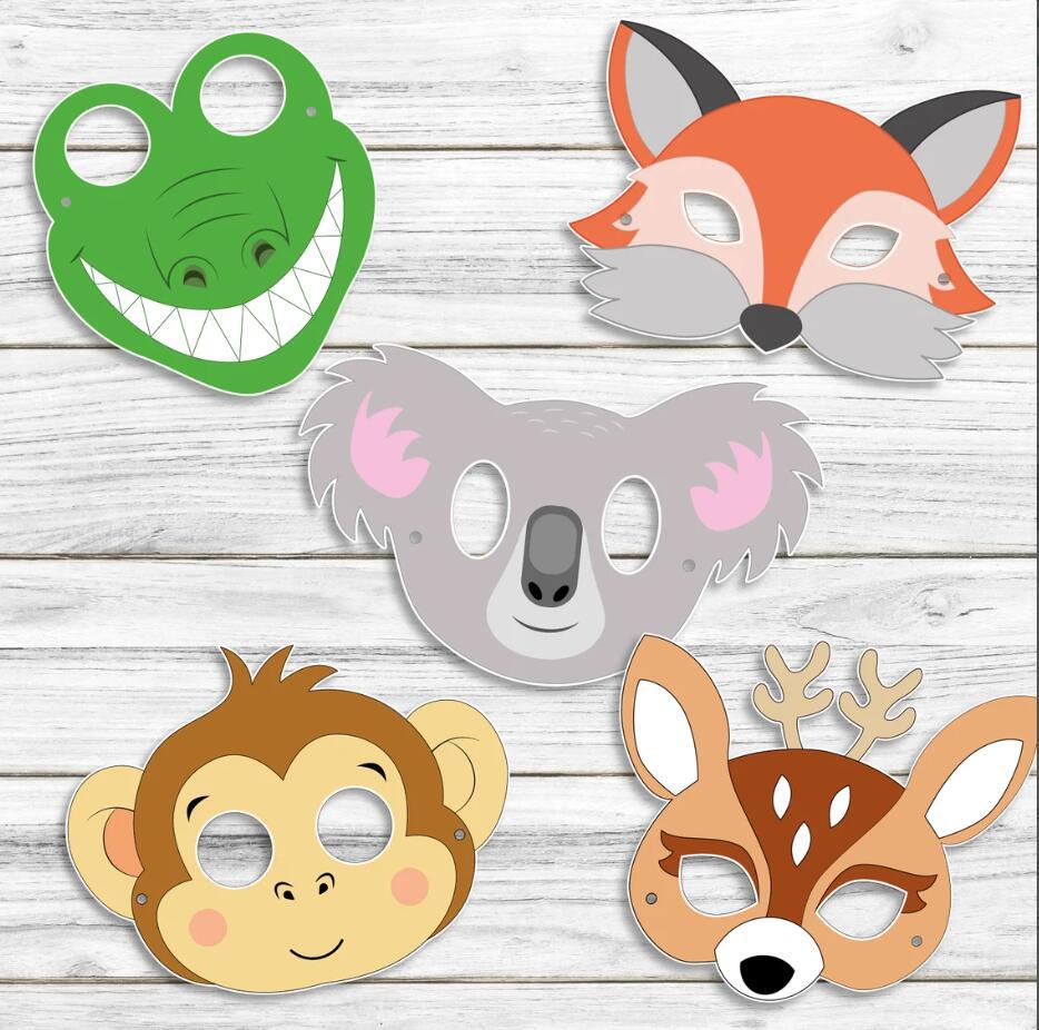 20Pcs Jungle Zoo Animal Paper  - Zoo Party Games 评论和价格